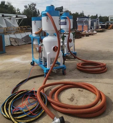 Ang komposisyon ug aplikasyon sa sandblasting recycling integrated machine
